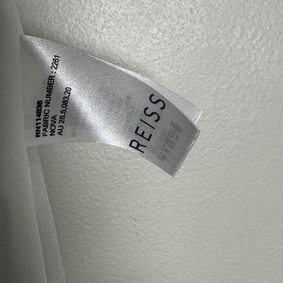 Reiss Nova Black and White Print Flowy Skirt Women's Sz. 4 US - Picture 9 of 12